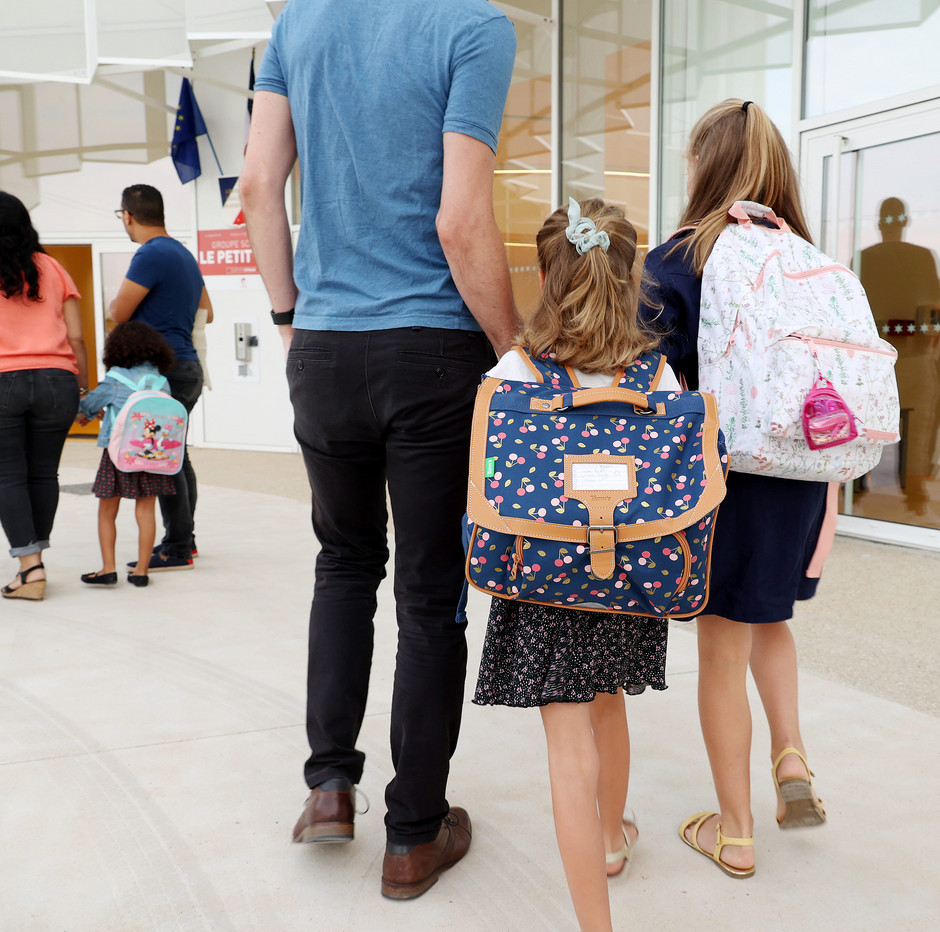 Rentrée scolaire école du Petit Vent, 1er septembre - voir en plus grand : (fenêtre modale)