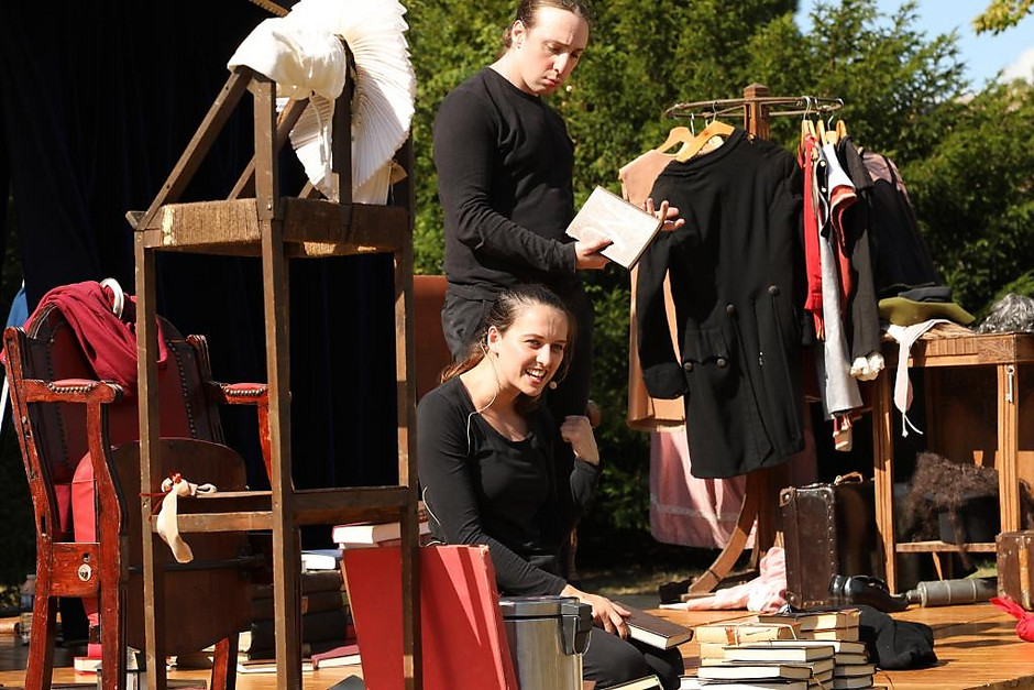 Théâtre en Stock "À l'école de Molière", le 11 juillet - voir en plus grand : (fenêtre modale)