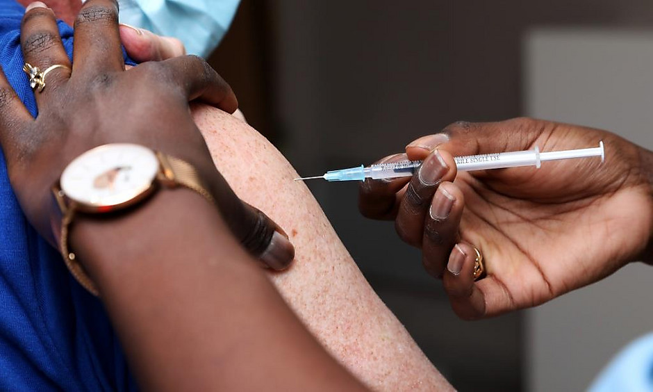 Vaccination au centre médical des Linandes, le 28 janvier 2021 - voir en plus grand : (fenêtre modale)
