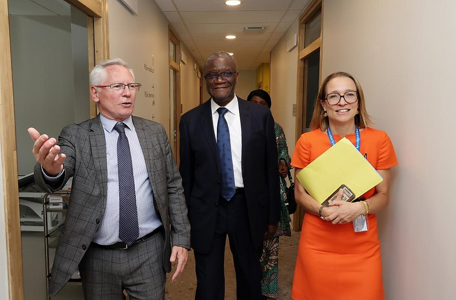 Inauguration de l'espace santé Denis Mukwege, 6 juin - voir en plus grand : (fenêtre modale)