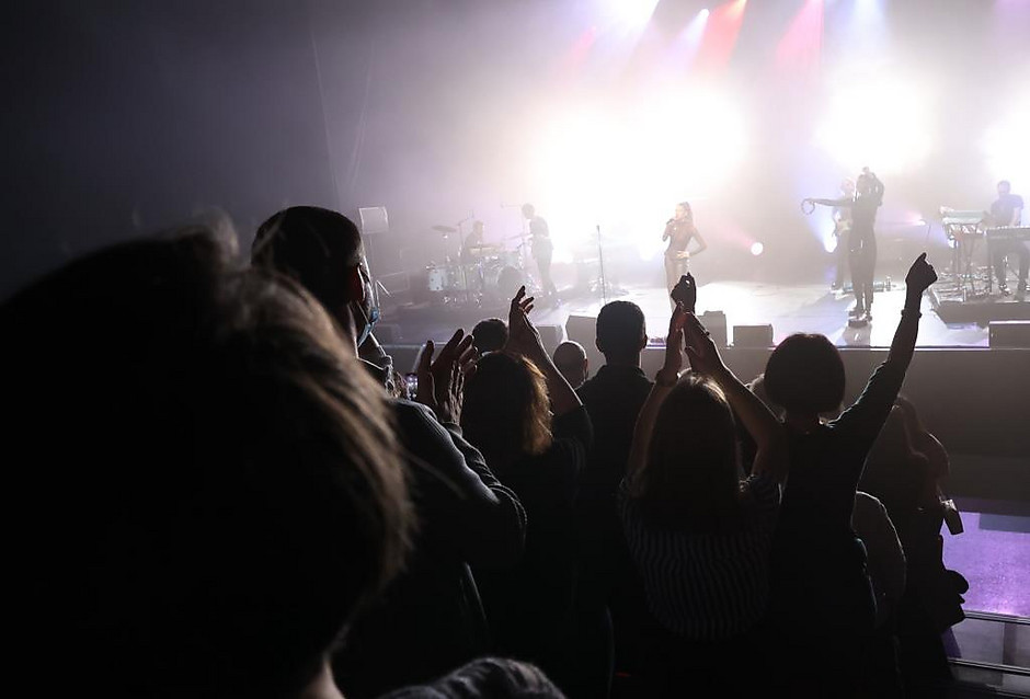 Concert de Kimberose avec Mary May en première partie dans la grande salle du Douze, 16 février - voir en plus grand : (fenêtre modale)