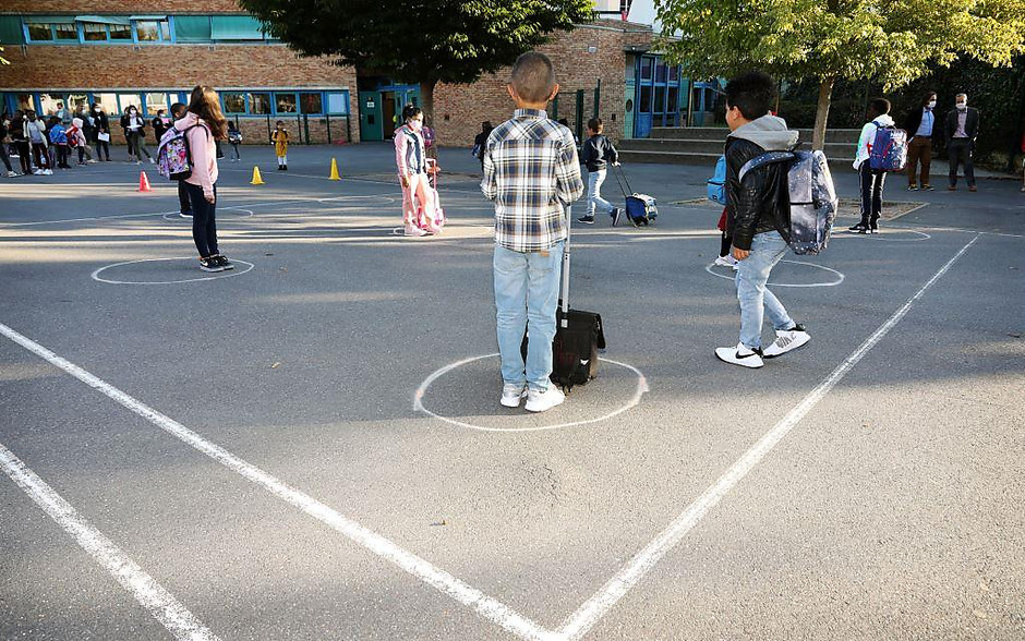 Rentrée scolaire aux Genottes, septembre 2020 - voir en plus grand : (fenêtre modale)