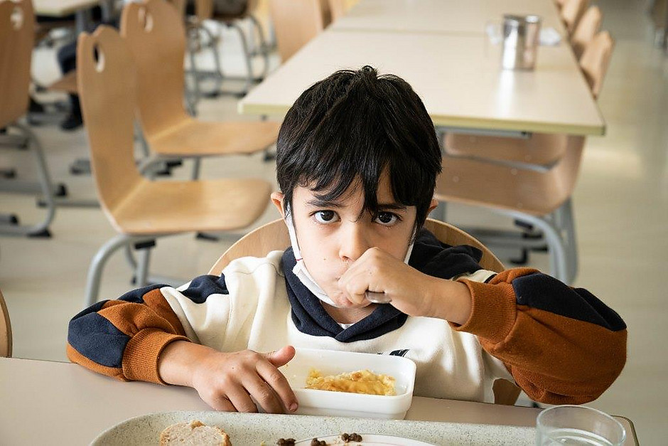 Le premier repas « local » du Projet alimentaire territorial (PAT), le 2 mars au centre de loisirs du point du jour  - voir en plus grand : (fenêtre modale)