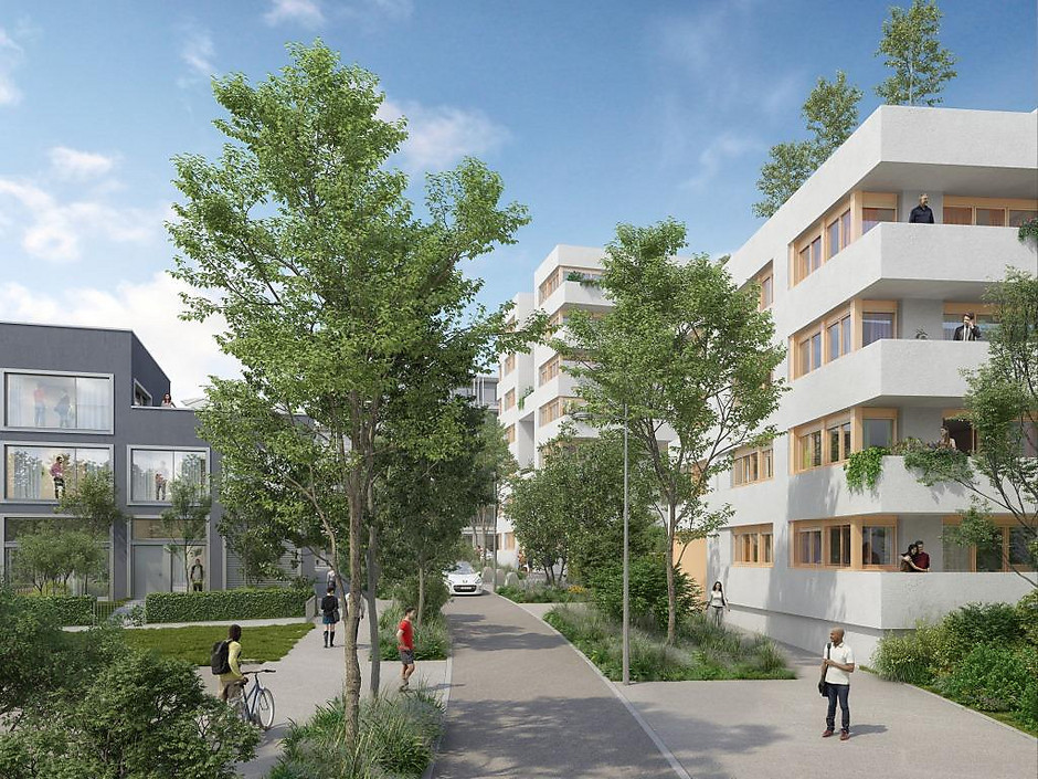 Futurs logements de l'éco-quartier des Doux Epis - voir en plus grand : (fenêtre modale)