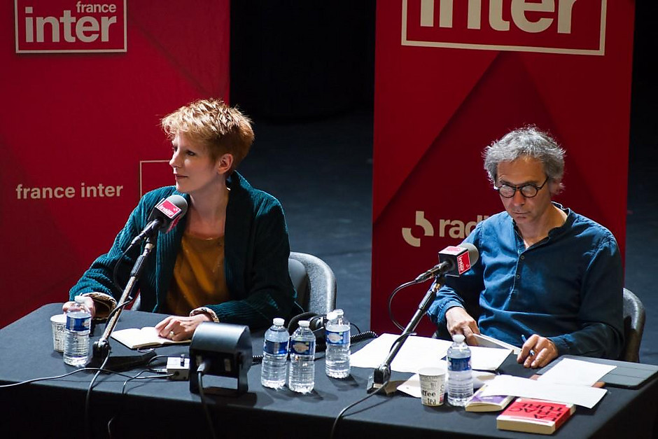 Enregistrement de l'émission "Le Grand Face à Face" de France Inter, le 13 mai à Visages du Monde - voir en plus grand : (fenêtre modale)